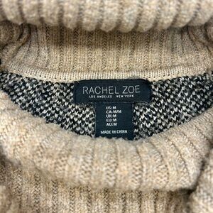 Rachel Zoe Leopard Print Turtleneck Sweater – Women’s Medium